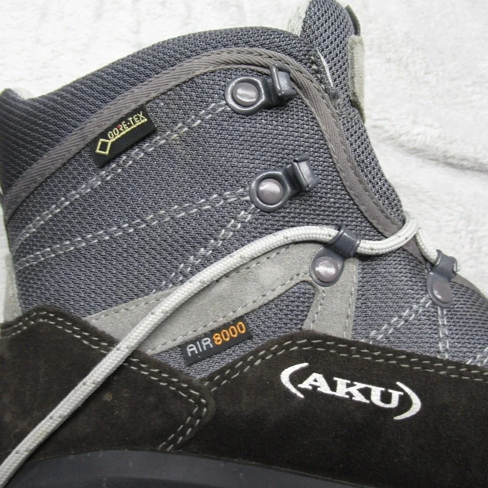 AKU Boots Unisex W 7.5 M 6 Gray Brown Gore Tex Cimon GTX Suede Waterproof Hiking